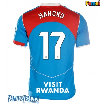 Atletico Madrid David Hancko #17 Tricou Fotbal Replică 2025-26 Femei Treilea